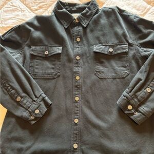 Men’s Duluth Trading FireHose Canvas, Fleece Lined Shirt